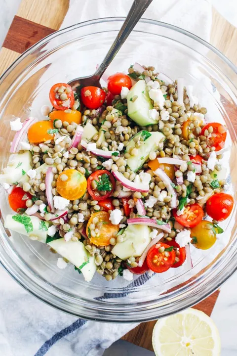 Lentils, lemon & a little sunshine